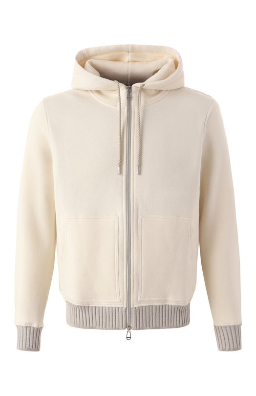 Толстовка из хлопка и кашемира MVST 15M429.FW00.MUST./58-62 Кремовый 15M429.FW00.MUST./58-62