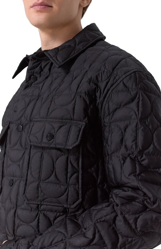 Пуховая куртка-рубашка MVST M25.1PM.0002 M/F020 Чёрный  M25.1PM.0002 M/F020 Фото 5
