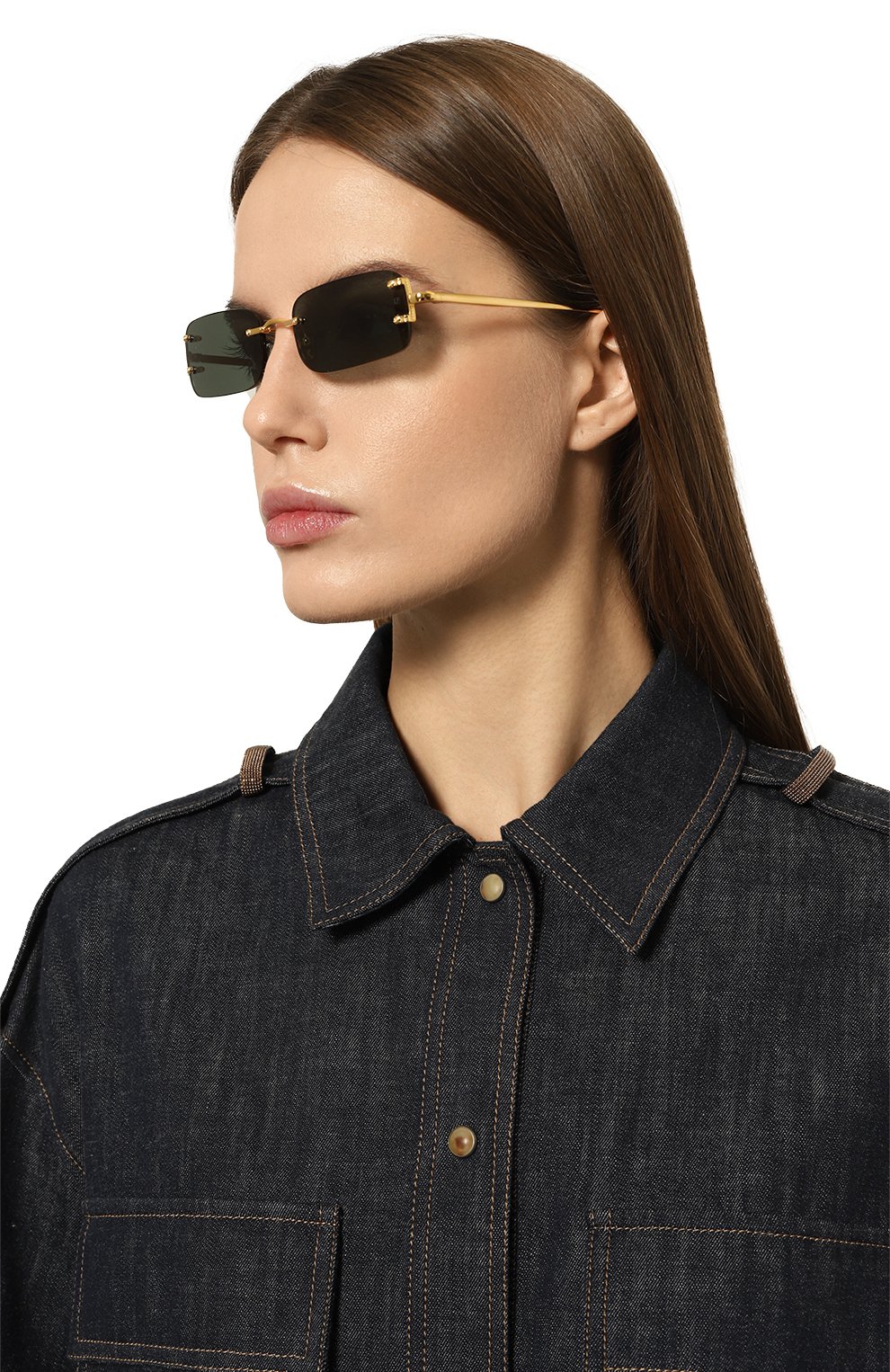 Солнцезащитные очки LINDA FARROW, арт. LFL1267C1SUN GREEN, фото 2