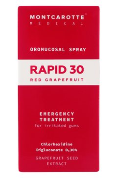 Спрей для полости рта rapid 30 red grapefruit (30ml) MONTCAROTTE бесцветного цвета, арт. MCM0630 | Фото 3 (Региональные ограничения белый список (Axapta Mercury): Не проставлено; Нос: Не проставлено)