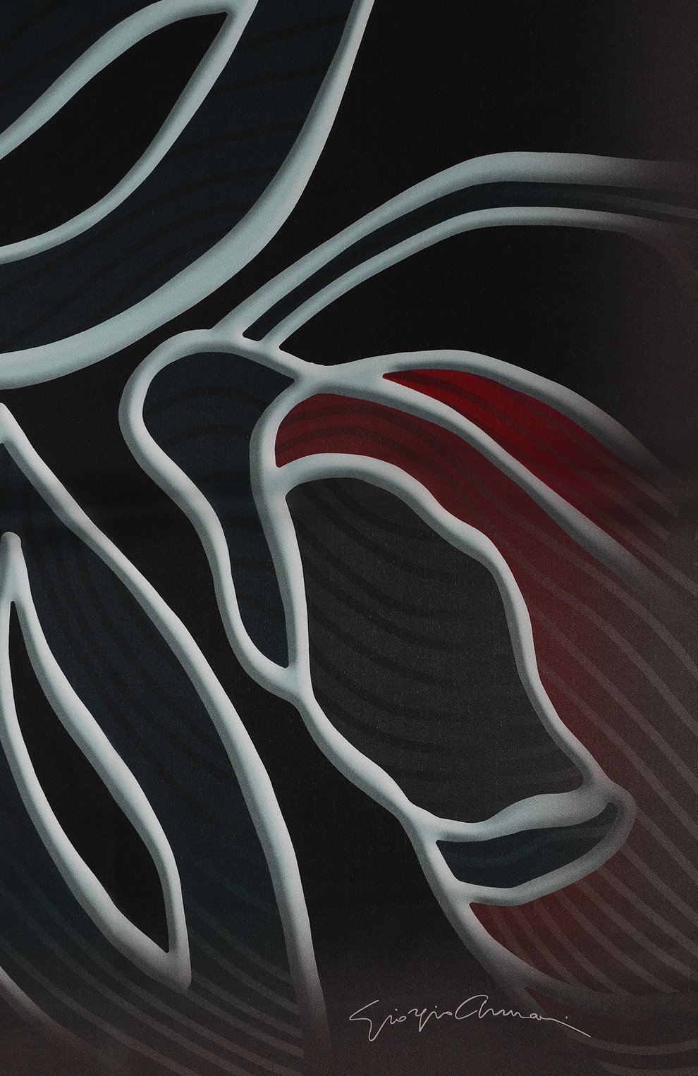 Шелковая шаль GIORGIO ARMANI, арт. 795306/4F121, фото 5