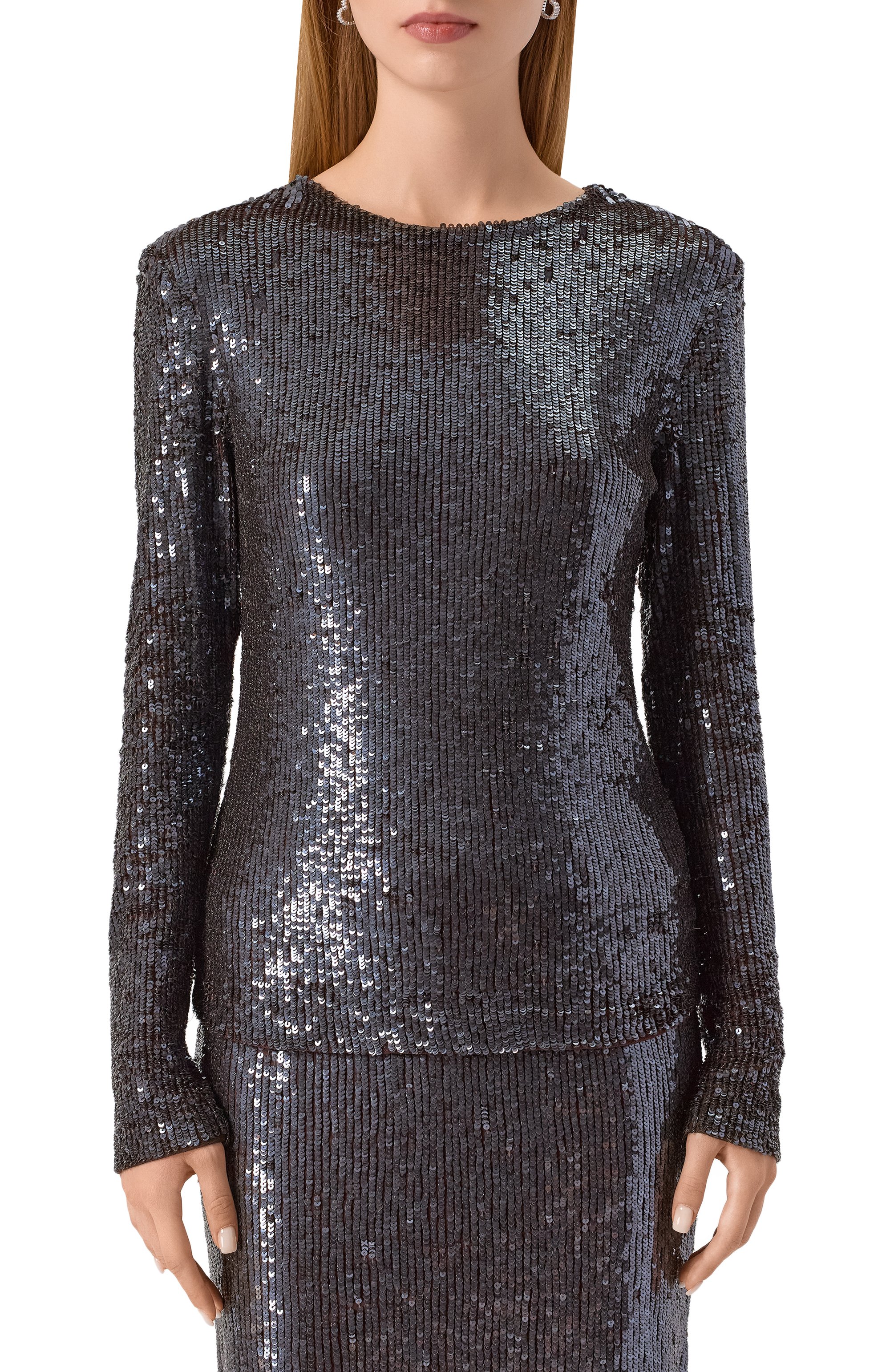 Топ с отделкой пайетками P.A.R.O.S.H., арт. G0NG25-D311677, фото 3