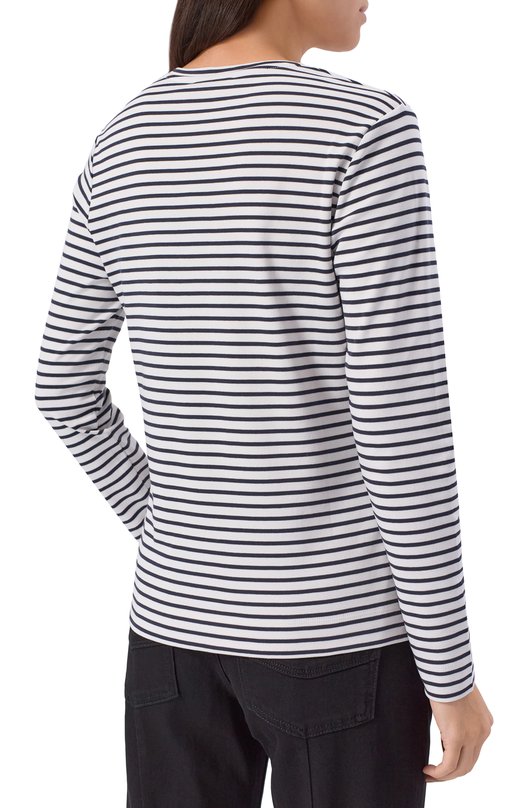 Хлопковый лонгслив Windsor 52 DT306 10015934 Чёрно-белый  52 DT306 10015934 Фото 4