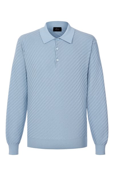 Мужская поло из шелка и хлопка BRIONI, арт. UMR10L/PAK22