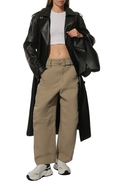 Кожаные кроссовки daymaster DOLCE & GABBANA белого цвета по цене 58400 руб., арт. CK1791/AX589, фото 2 Кожаные кроссовки daymaster DOLCE & GABBANA, арт. CK1791/AX589, фото 2