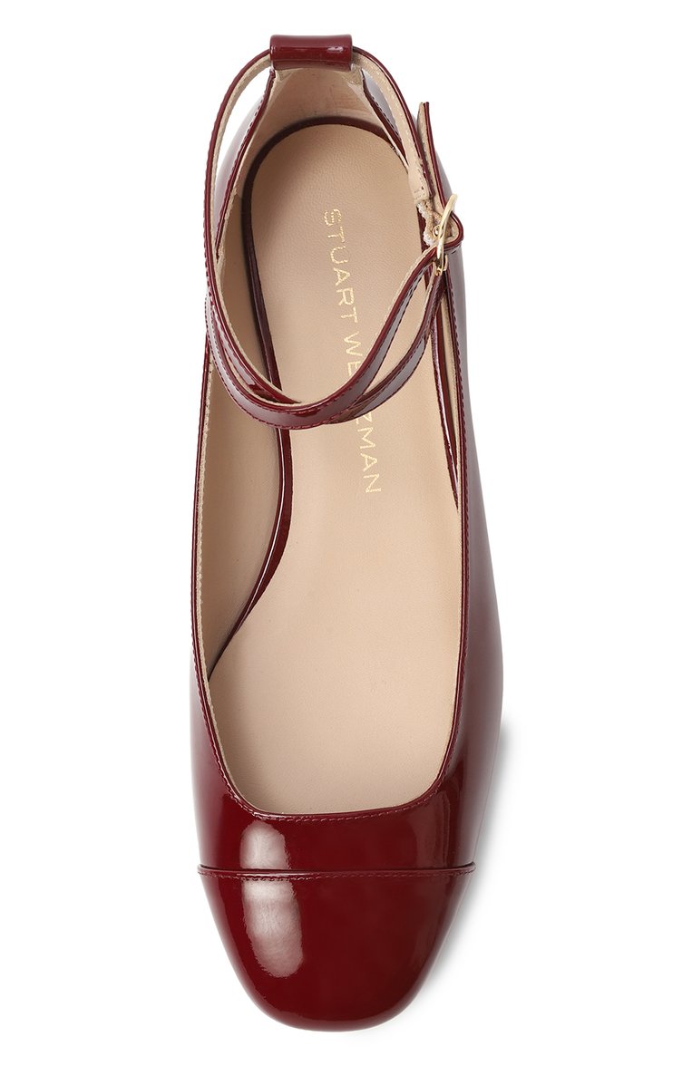 Кожаные балетки eden strap STUART WEITZMAN, арт. SJ381, фото 4