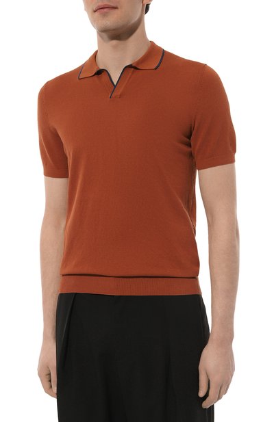 Хлопковое поло  GRAN SASSO, арт. 57157/20642, фото 3