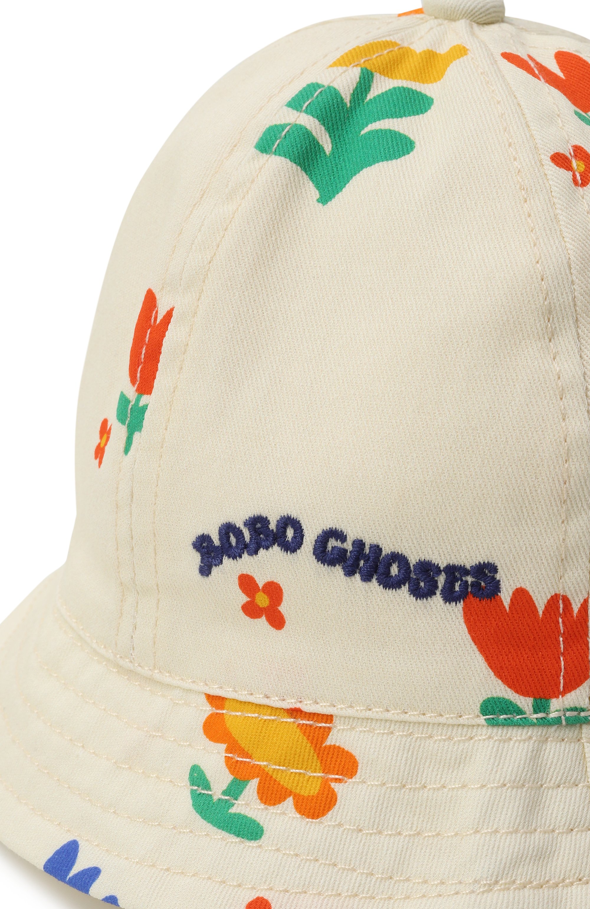 Хлопковая панама BOBO CHOSES кремового цвета по цене 7710 руб., арт. B125AH005, фото 3 Хлопковая панама BOBO CHOSES, арт. B125AH005, фото 3