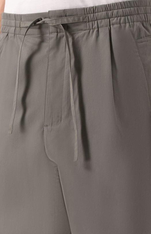 Хлопковые брюки 12 STOREEZ 137286 Серый  137286 Фото 5