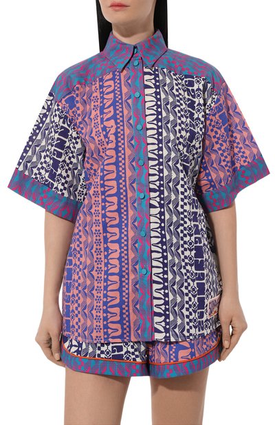 Хлопковая рубашка ZIMMERMANN, арт. 8758TRS244, фото 3