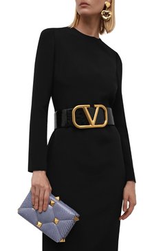 Ремень из кожи аллигатора vlogo signature VALENTINO, арт. WW2T0S10/QRL/AMIS, фото 2