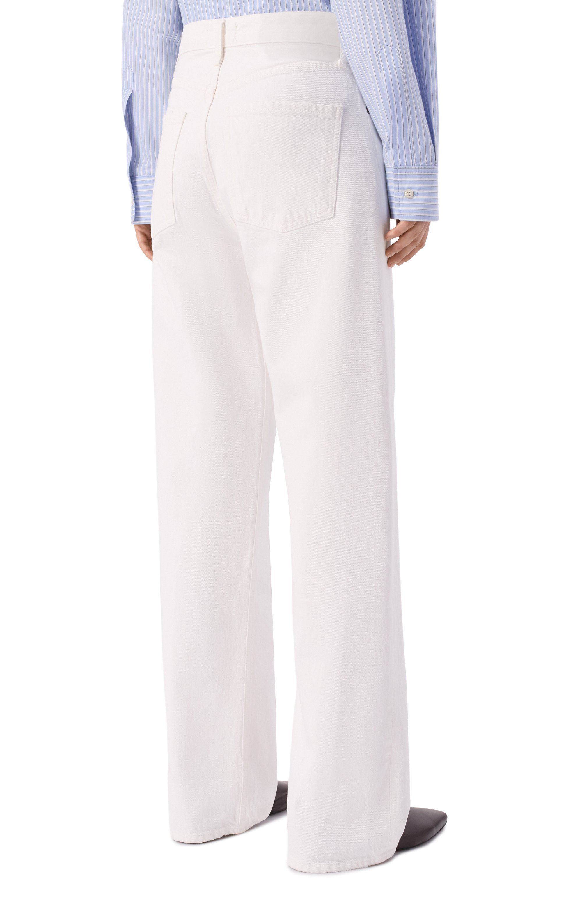 Джинсы ren 32 AGOLDE белого цвета по цене 38150 руб., арт. A310B1183, фото 4 Джинсы ren 32 AGOLDE, арт. A310B1183, фото 4