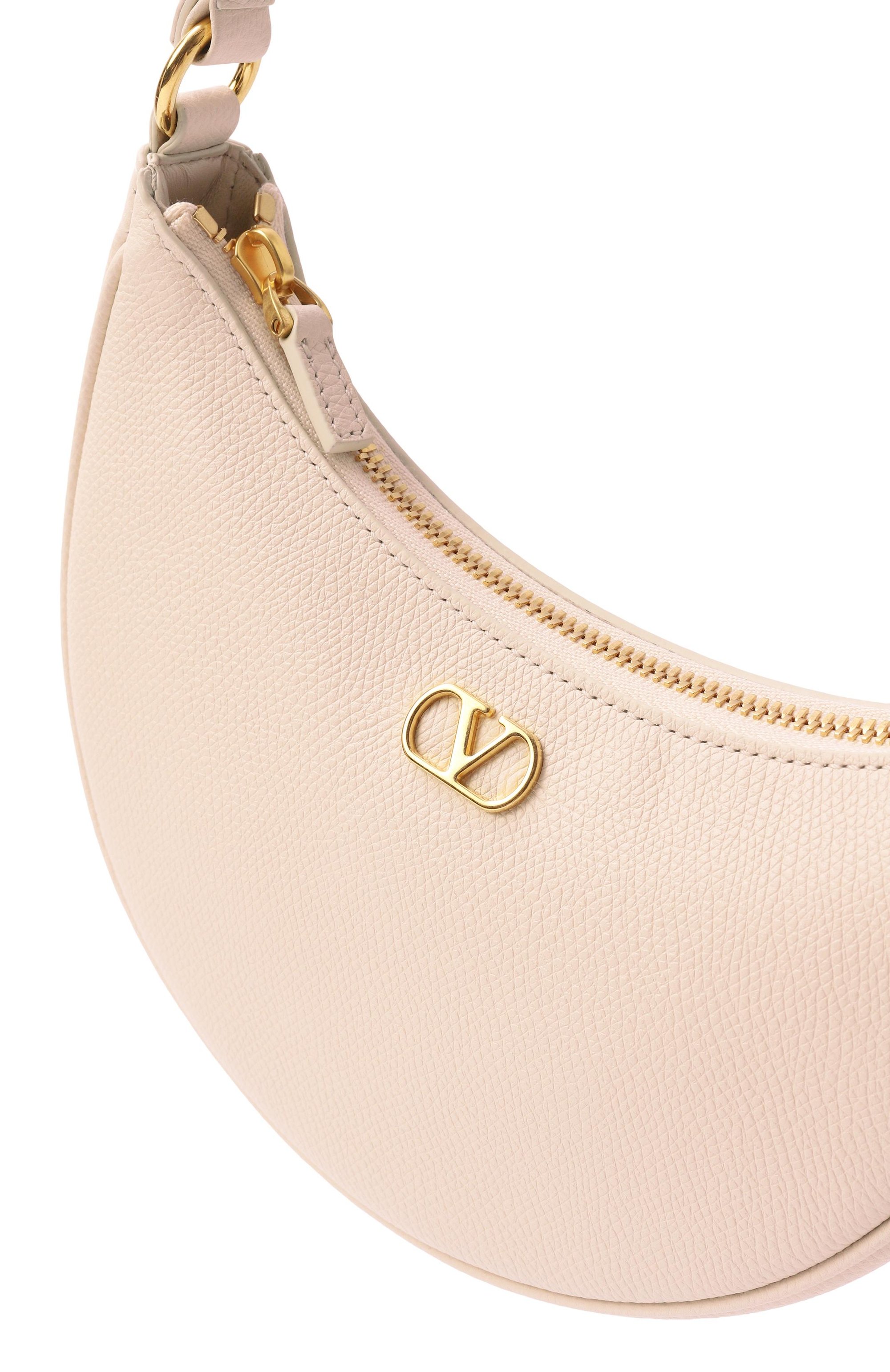 Сумка vlogo VALENTINO кремового цвета по цене 109500 руб., арт. 6W0P0AK3/SNP, фото 6 Сумка vlogo VALENTINO, арт. 6W0P0AK3/SNP, фото 6