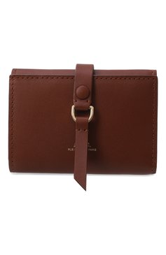 Женские кожаное портмоне noa A.P.C. коричневого цвета, арт. PXAWV-F63553 | Фото 1 (Материал: Натуральная кожа; Нос: Не проставлено; Материал сплава: Проставлено)