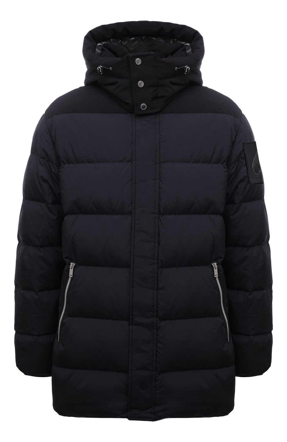 Пуховик midgell MOOSE KNUCKLES черного цвета по цене 108500 руб., арт. M31MJ168, фото 1 Пуховик midgell MOOSE KNUCKLES, арт. M31MJ168, фото 1