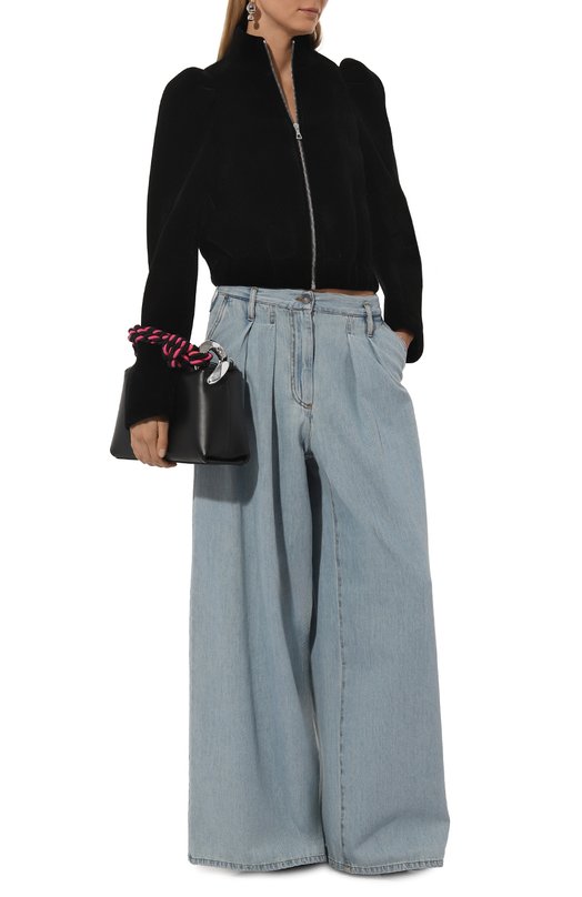 Бархатная толстовка Dries Van Noten 242-010518-9190 Чёрный  242-010518-9190 Фото 2