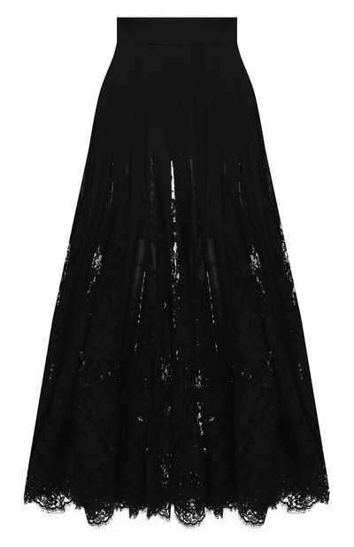 Женская юбка из хлопка и шелка DOLCE & GABBANA, арт. F4B6XT/FUABF