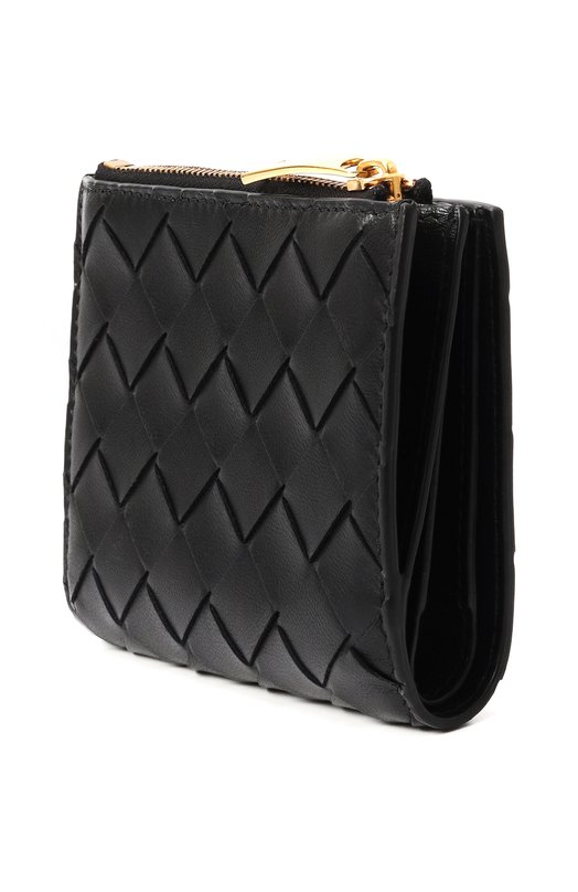 Кожаное портмоне Bottega Veneta 742330/VCPP3 Чёрный  742330/VCPP3 Фото 2