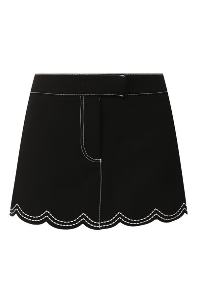 Шорты с контрастной прострочкой REDVALENTINO, арт. RR3RFA10/1FR, фото 1