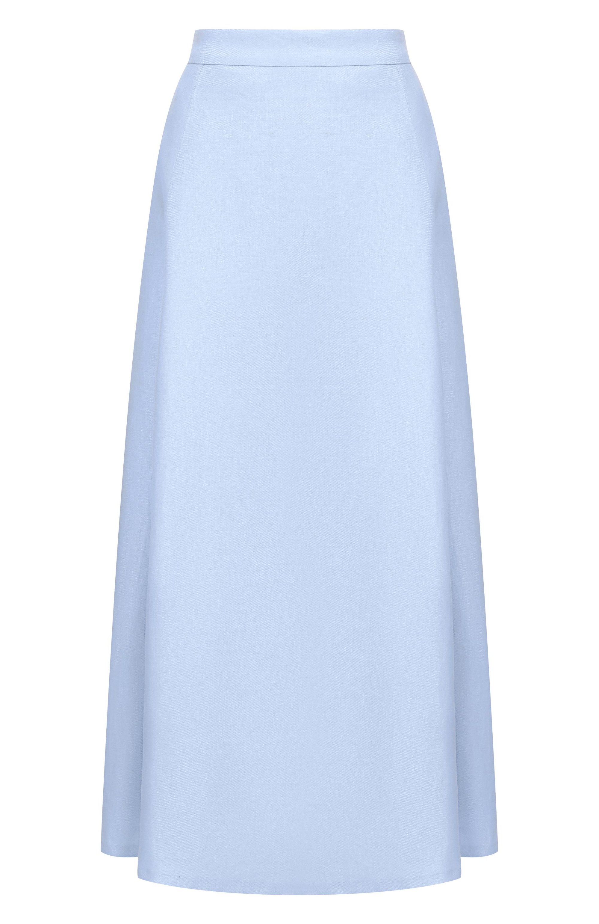 Льняная юбка MVST голубого цвета по цене 153000 руб., арт. M26.2PW.S900/T30, фото 1 Льняная юбка MVST, арт. M26.2PW.S900/T30, фото 1