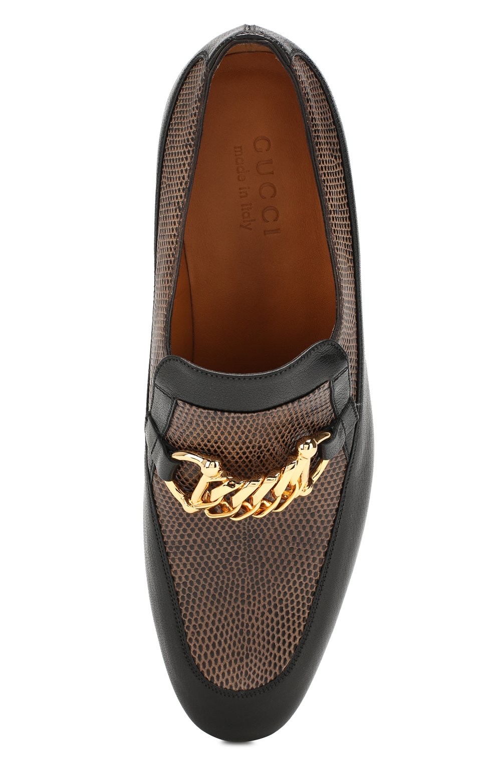 Лоферы с отделкой из кожи варана GUCCI, арт. 585860/1D040/VSAL, фото 5