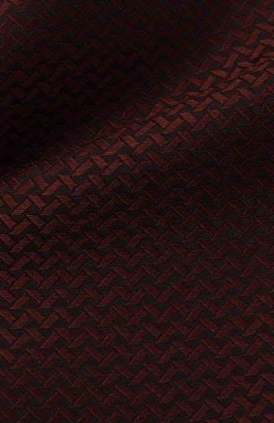 Шелковый платок GIORGIO ARMANI бордового цвета по цене 12050 руб., арт. 360023/3R903, фото 2 Шелковый платок GIORGIO ARMANI, арт. 360023/3R903, фото 2