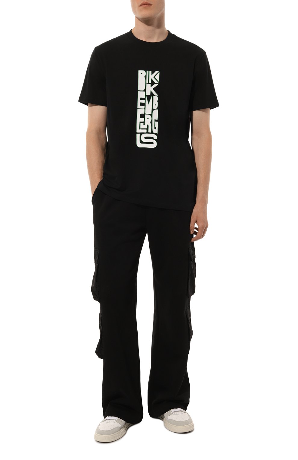 Хлопковая футболка DIRK BIKKEMBERGS, арт. PBMT0252, фото 2
