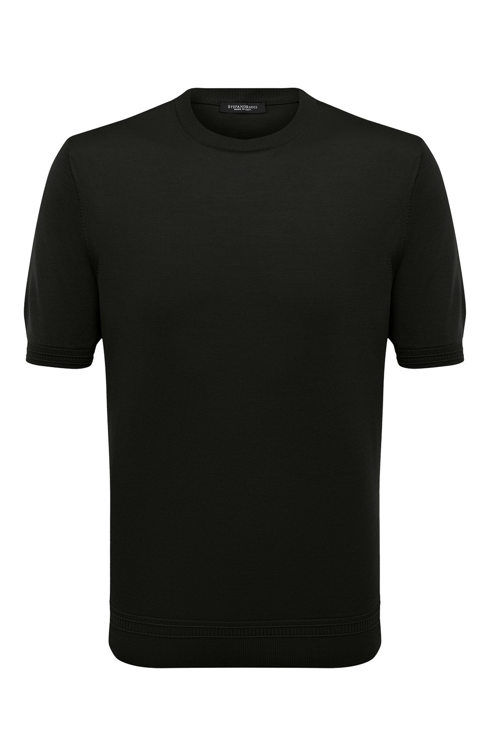 Шелковый джемпер STEFANO RICCI черного цвета по цене 93650 руб., арт. K616215G10/F23101, фото 1 Шелковый джемпер STEFANO RICCI, арт. K616215G10/F23101, фото 1