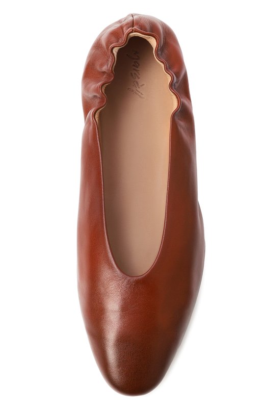 Кожаные балетки Marsell MW8525/P015 Коричневый  MW8525/P015 Фото 6
