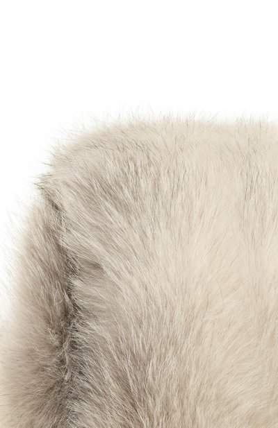 Капюшон из меха лисы FURLAND бежевого цвета по цене 184800 руб., арт. 0240909010097600000, фото 4 Капюшон из меха лисы FURLAND, арт. 0240909010097600000, фото 4
