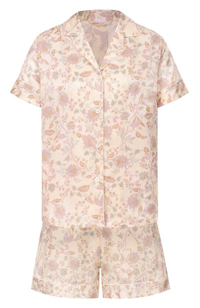 Женская пижама из хлопка и шелка ZIMMERLI, арт. 5147-11102