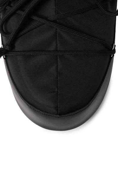 Комбинированные сапоги icon MOON BOOT черного цвета по цене 23100 руб., арт. 80D1409340, фото 5 Комбинированные сапоги icon MOON BOOT, арт. 80D1409340, фото 5
