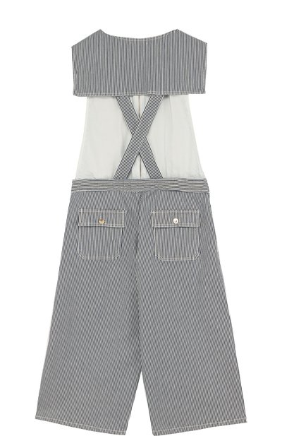 Джинсовый комбинезон на молнии с поясом CHLOÉ, арт. C14544/14A, фото 2