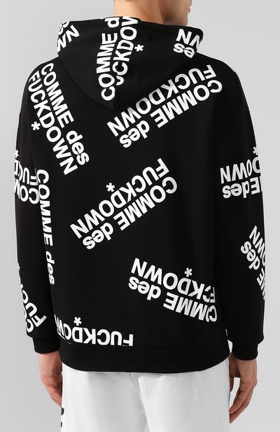 Хлопковое худи COMME DES FUCKDOWN, арт. CDFU713, фото 4