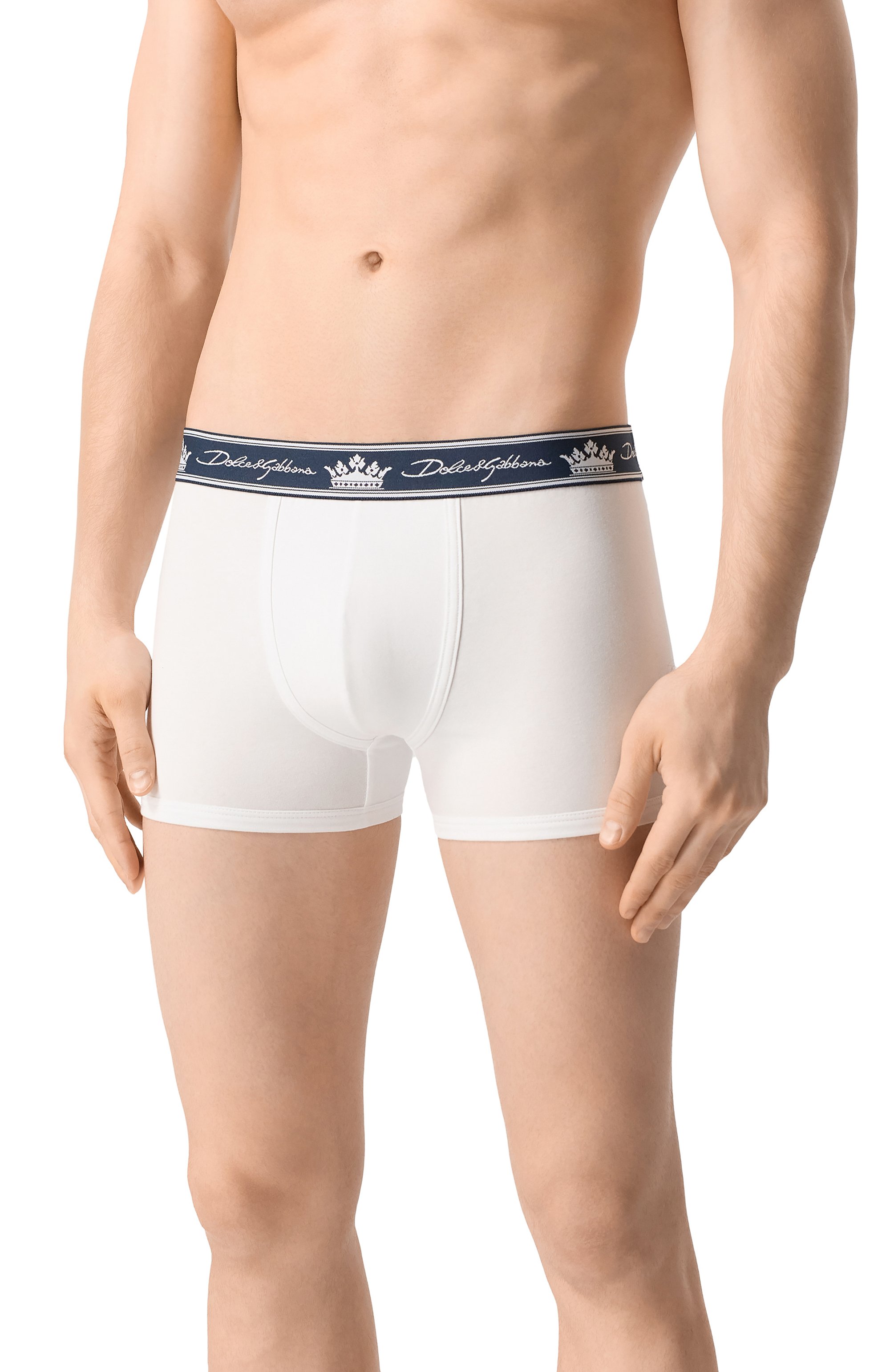 Хлопковые боксеры DOLCE & GABBANA, арт. M4B72J/0NR55/2-6, фото 2