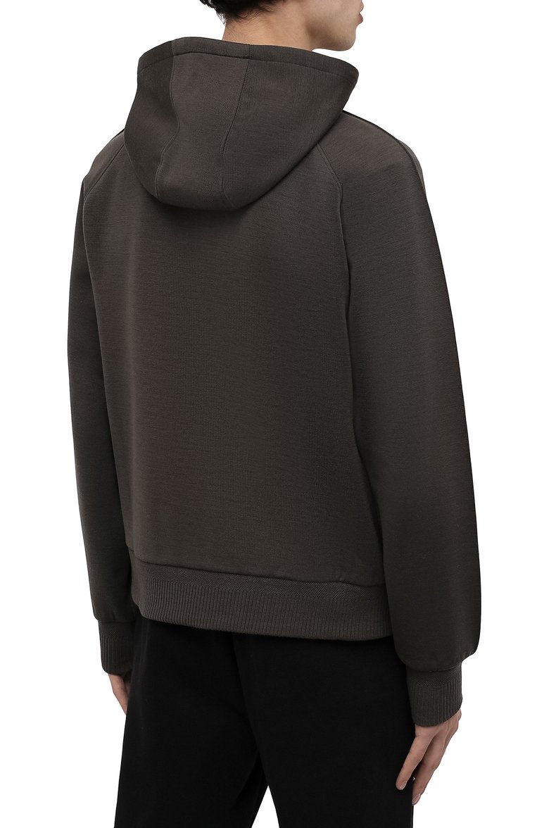 Толстовка из шерсти и хлопка ZEGNA, арт. UZ564/815, фото 4