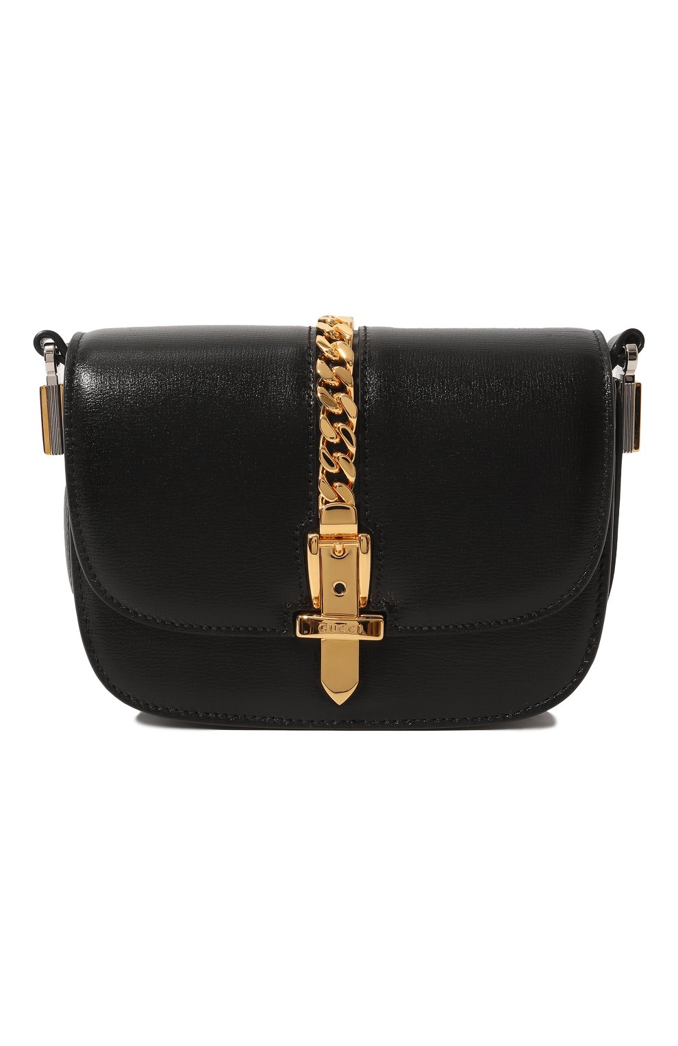 Сумка sylvie 1969 mini GUCCI черного цвета по цене 285120 руб., арт. 615965 1DB0X, фото 1 Сумка sylvie 1969 mini GUCCI, арт. 615965 1DB0X, фото 1