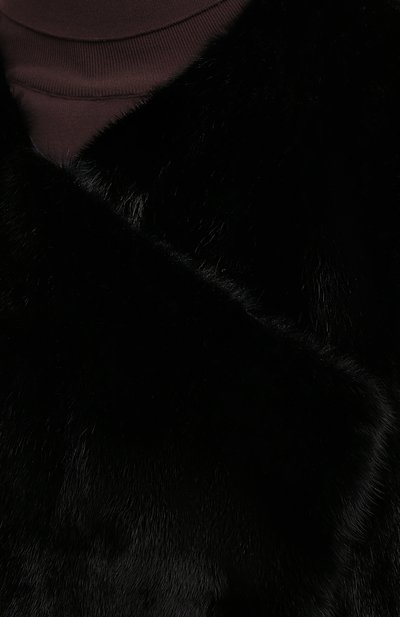 Накидка из меха норки VALENTINO черного цвета по цене 1435000 руб., арт. VF3FPM10BSE, фото 5 Накидка из меха норки VALENTINO, арт. VF3FPM10BSE, фото 5