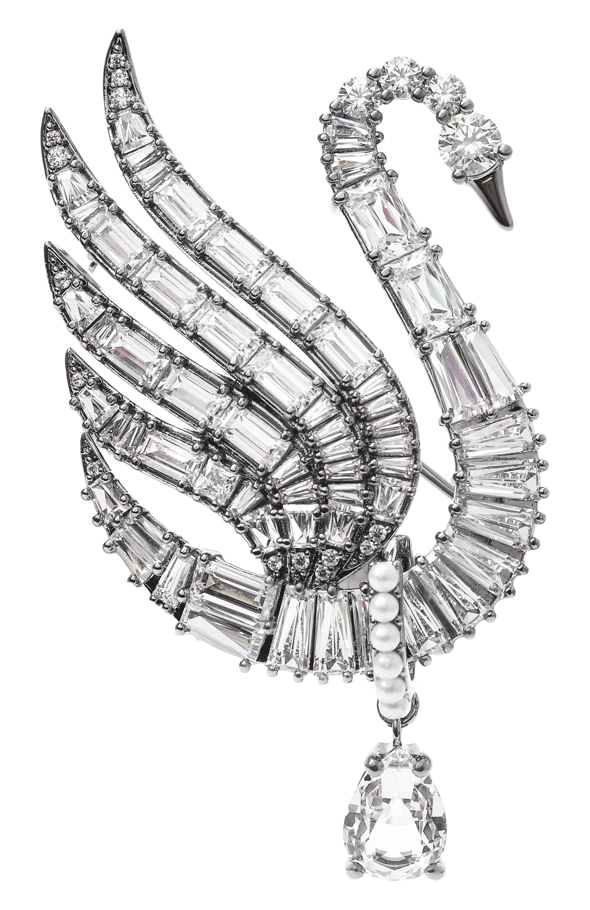 Подвеска-брошь swan SWAROVSKI, арт. 5723411, фото 2