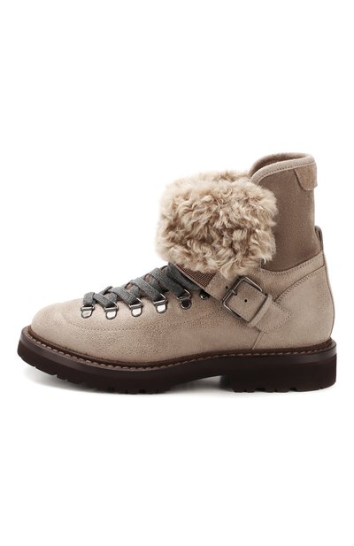 Замшевые ботинки BRUNELLO CUCINELLI, арт. MZAMG1599, фото 3