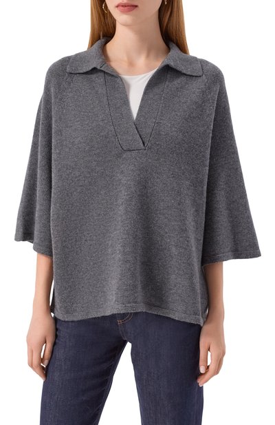 Поло из шерсти и кашемира EMPORIO ARMANI, арт. EW003197/AF20114, фото 3