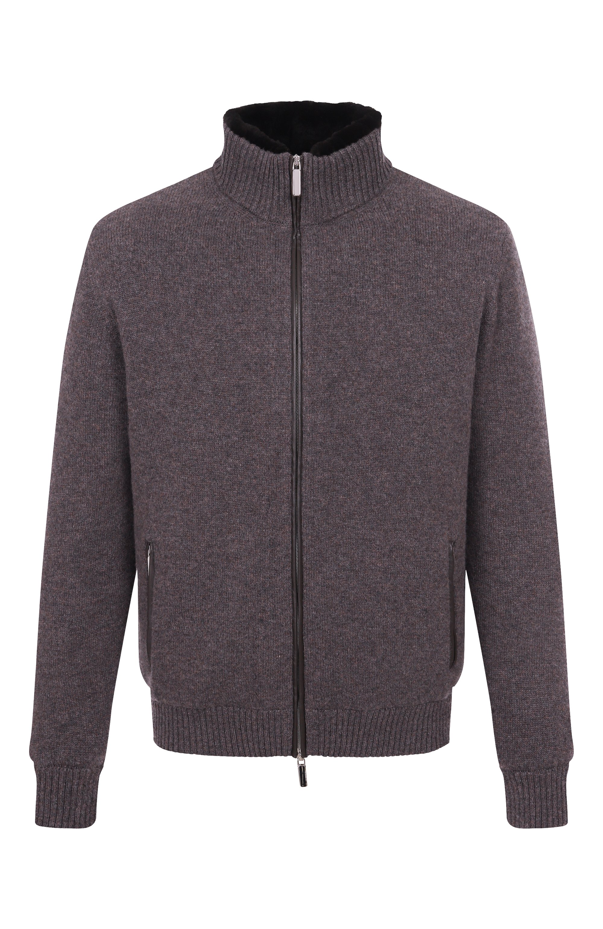 Кардиган с подкладкой из бобра ANDREA CAMPAGNA, арт. WU26WS510-09C-FWSPC1, фото 1