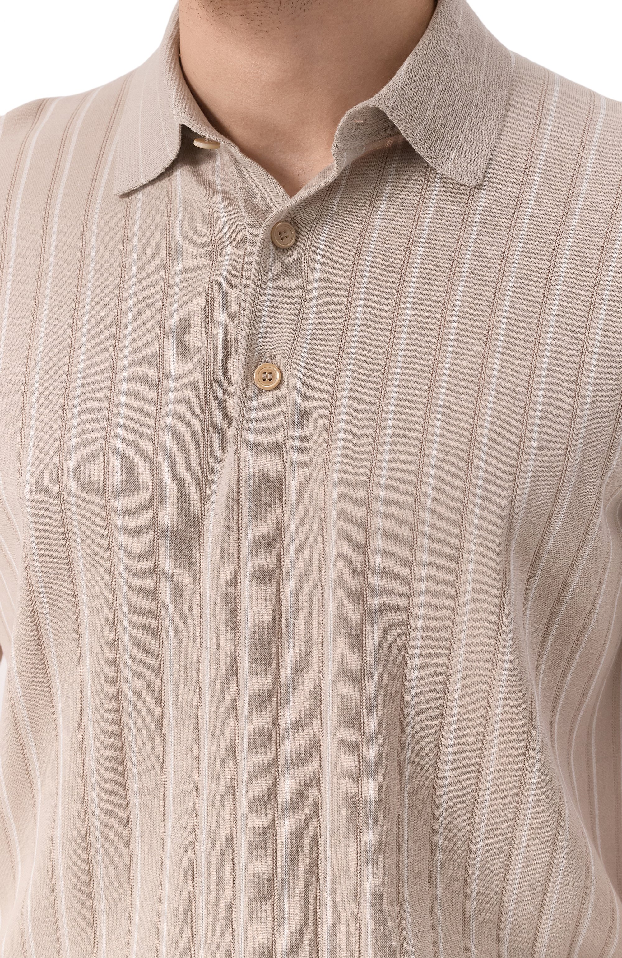 Поло из хлопка и шелка BRIONI, арт. UMR200/PCK12, фото 5