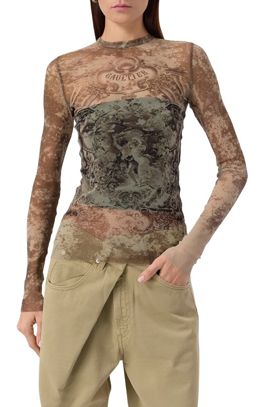 Топ Jean Paul Gaultier 25/03-W-T0305/M006P Бежевый  25/03-W-T0305/M006P Фото 3
