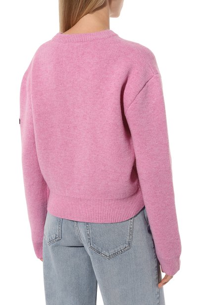 Шерстяной свитер BALENCIAGA розового цвета по цене 193500 руб., арт. 769297/T1675, фото 4 Шерстяной свитер BALENCIAGA, арт. 769297/T1675, фото 4