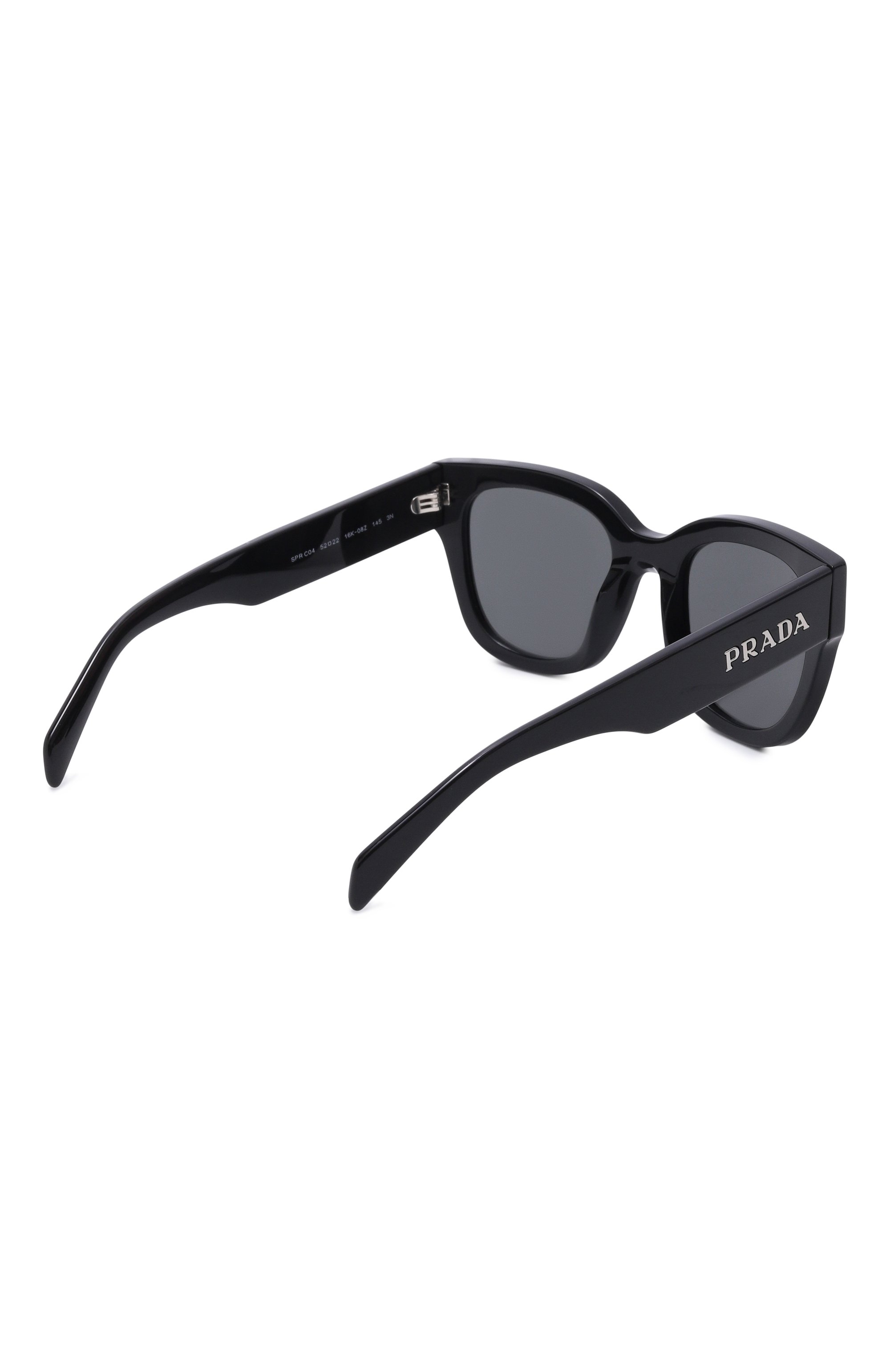 Солнцезащитные очки PRADA черного цвета по цене 59200 руб., арт. C04S-16K08Z, фото 4 Солнцезащитные очки PRADA, арт. C04S-16K08Z, фото 4