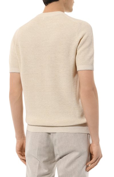 Джемпер изо льна и хлопка BRUNELLO CUCINELLI, арт. M2L70B2257, фото 4