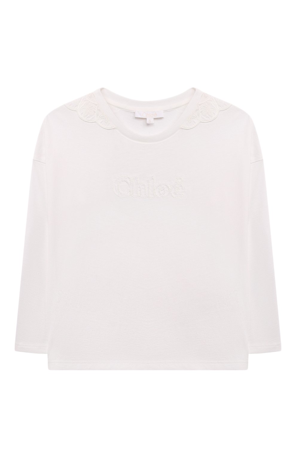 Хлопковый лонгслив CHLOÉ, арт. C20249, фото 1