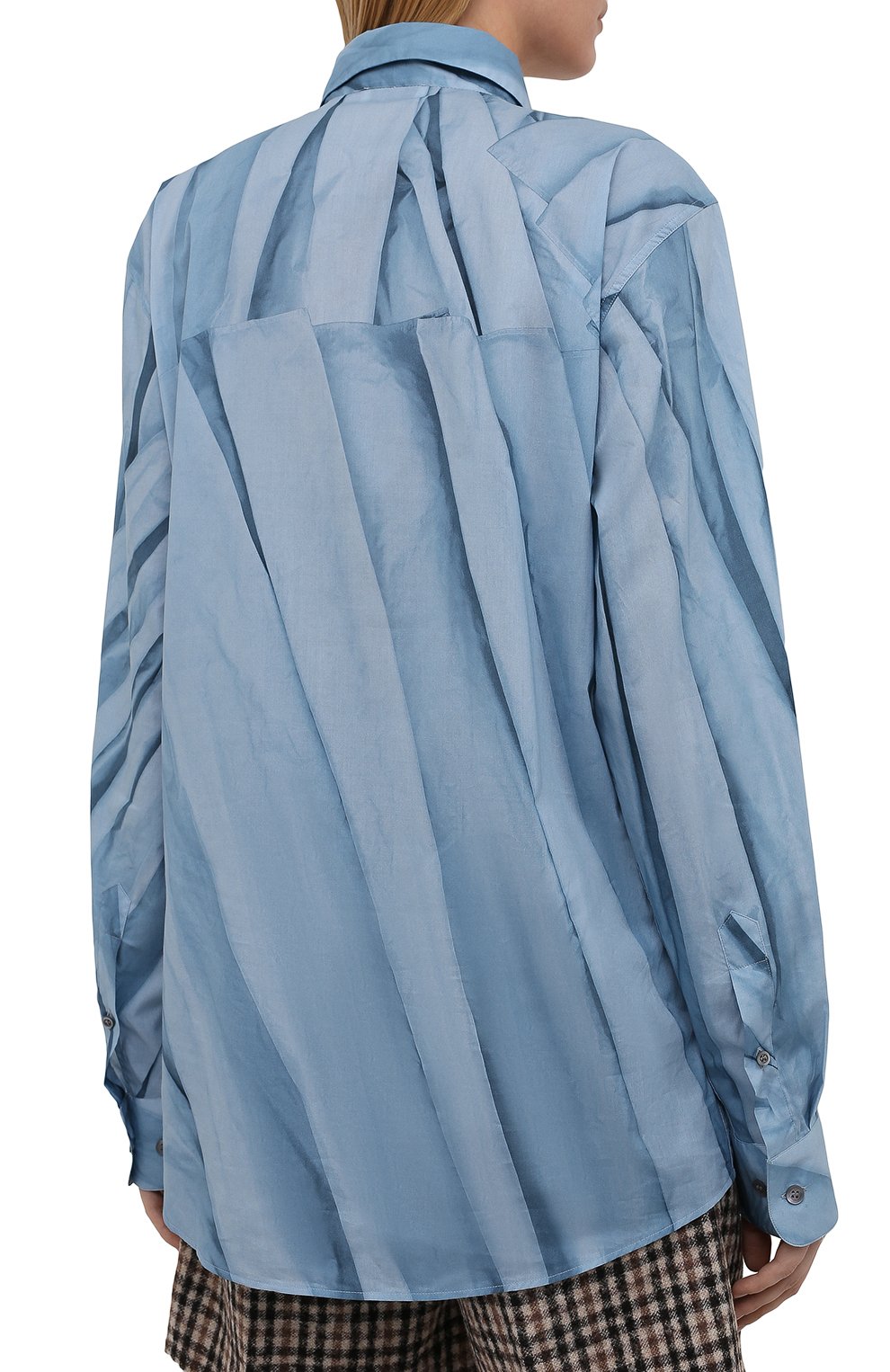 Хлоп ковая рубашка DRIES VAN NOTEN, арт. 212-010767-3074, фото 4