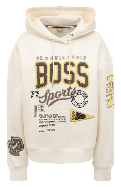 Женский хлопковое худи BOSS, арт. 50484175